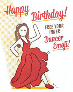 Dancer Emoji Birthday